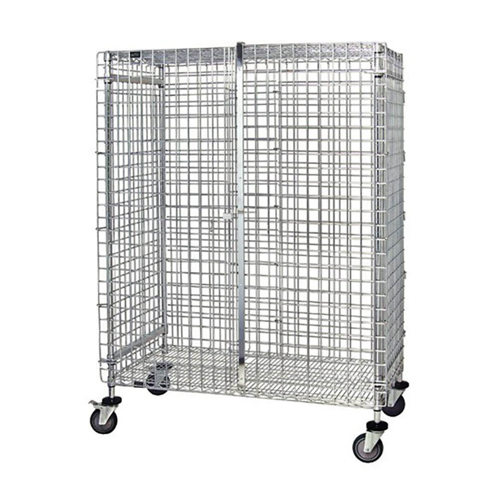 688-M214869SEC 48" Mobile Security Cage - 21"W, Chrome