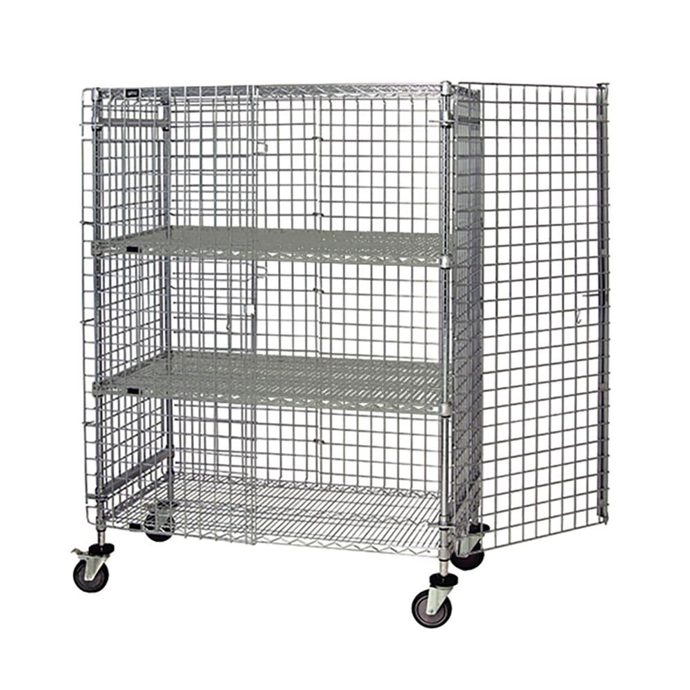 688-M186069SEC2 60" Mobile Security Cage, 18"D