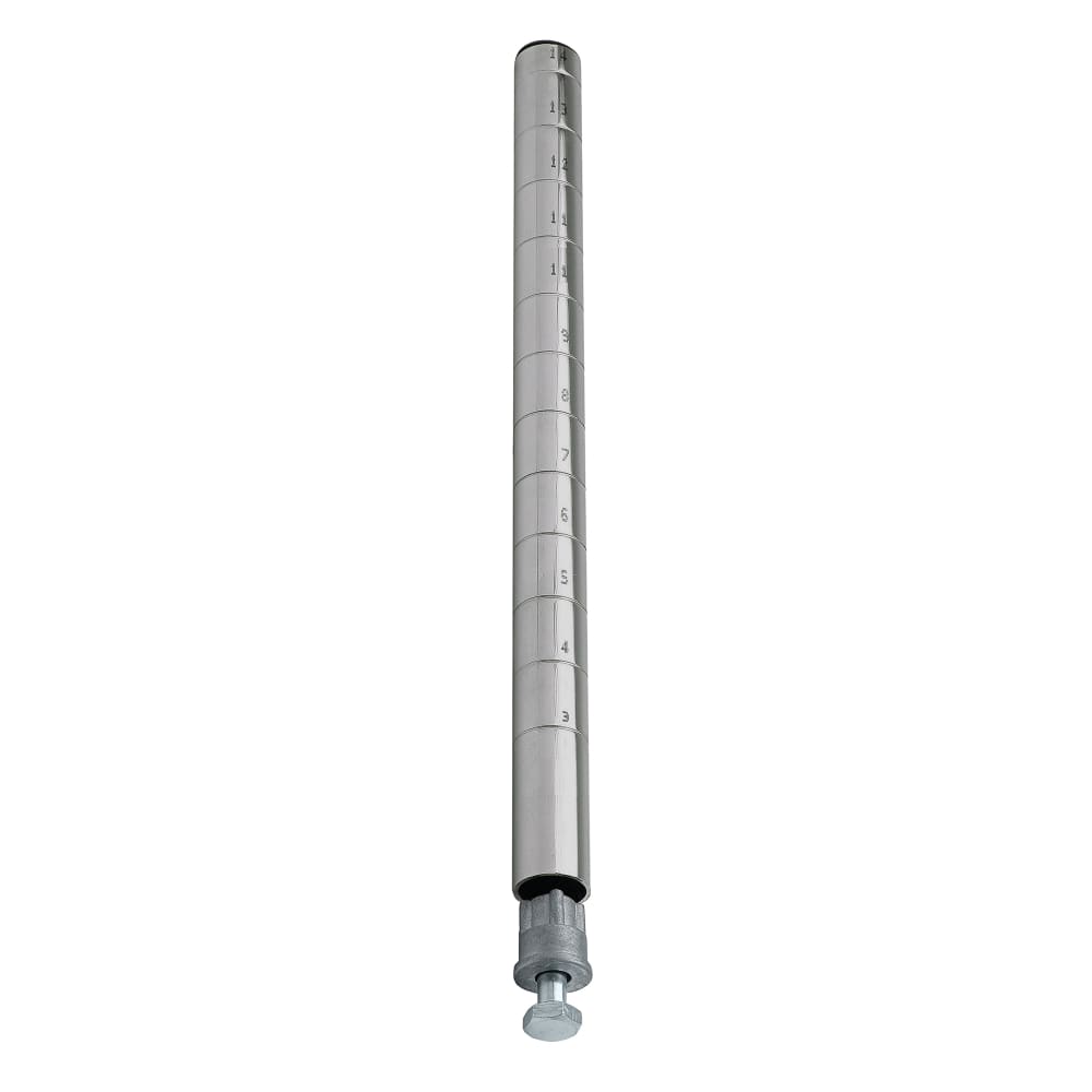 688-P74S 74" Stationary Stainless Post