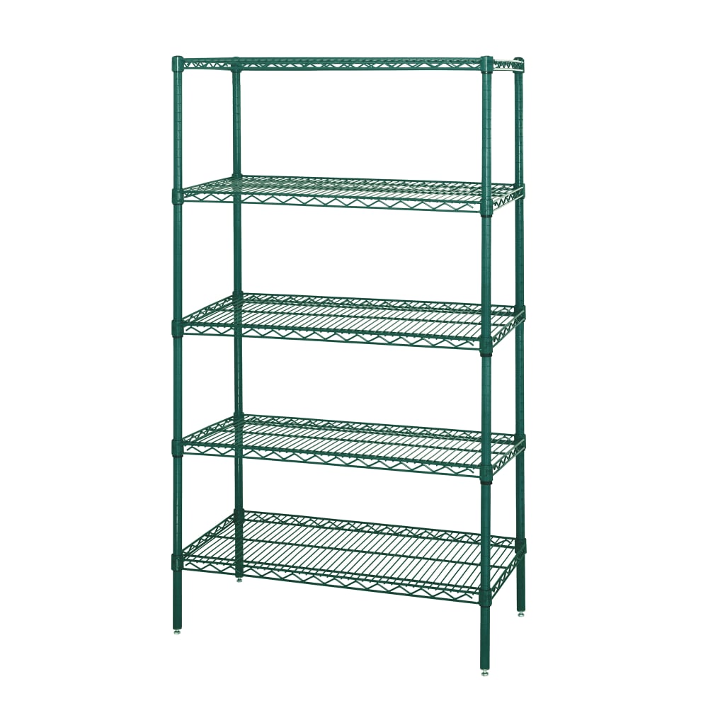 688-WR541448P5 Epoxy Coated Wire Shelf Kit - 48"W x 14"D x 54"H