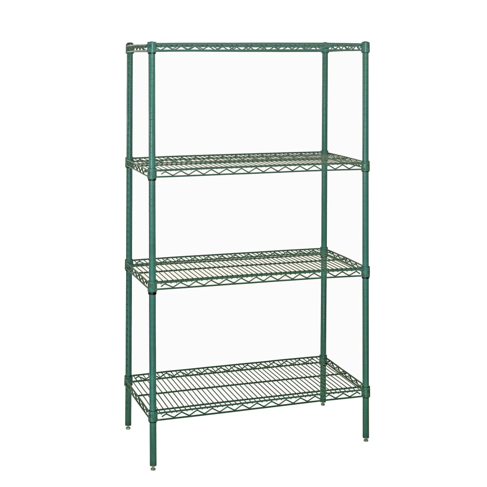 688-WR741824P Epoxy Coated Wire Shelf Kit - 24"W x 18"D x 74"H