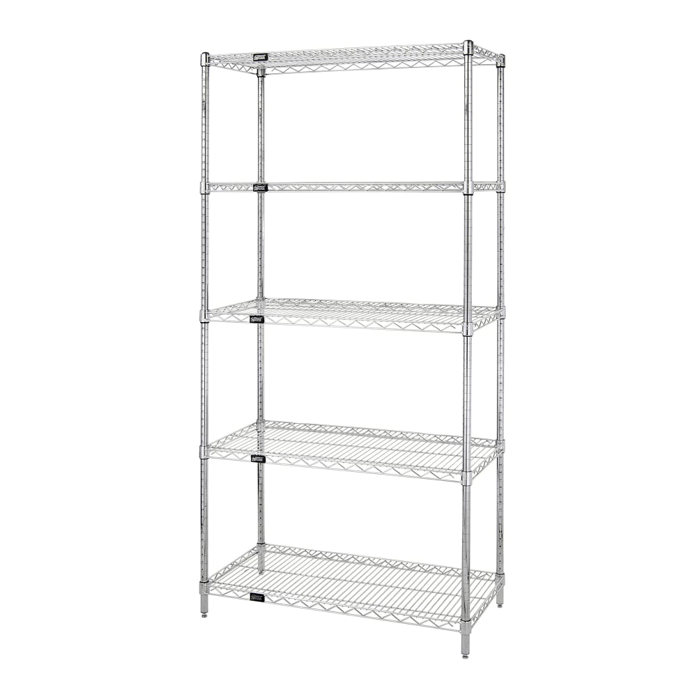 688-WR741872S5 Stainless Wire Shelf Kit - 72"W x 18"D x 74"H