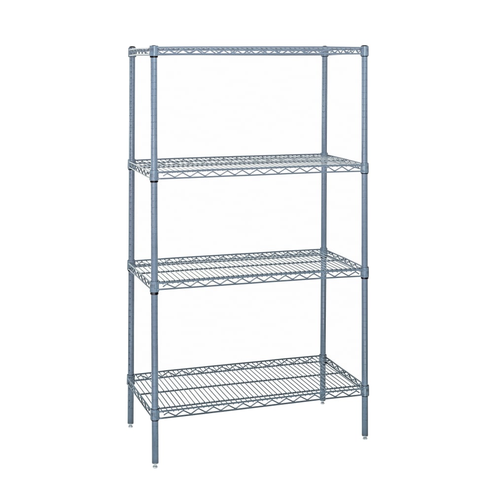 688-WR742130GY Epoxy Coated Wire Shelf Kit - 30"W x 21"D x 74"H