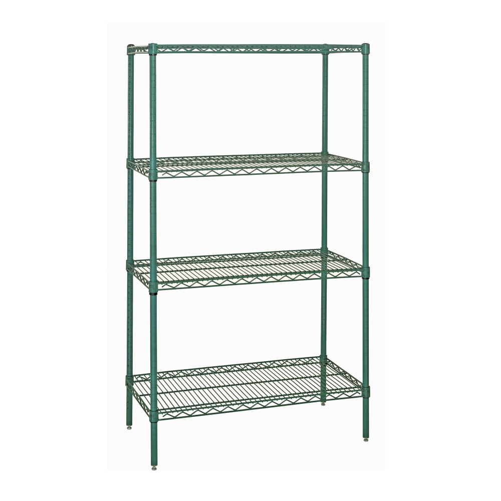 688-WR742172P Epoxy Coated Wire Shelf Kit - 72"W x 21"D x 74"H