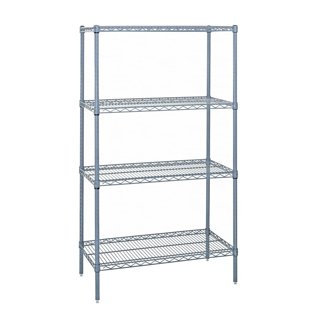 688-WR742454GY Epoxy Coated Wire Shelf Kit - 54"W x 24"D x 74"H