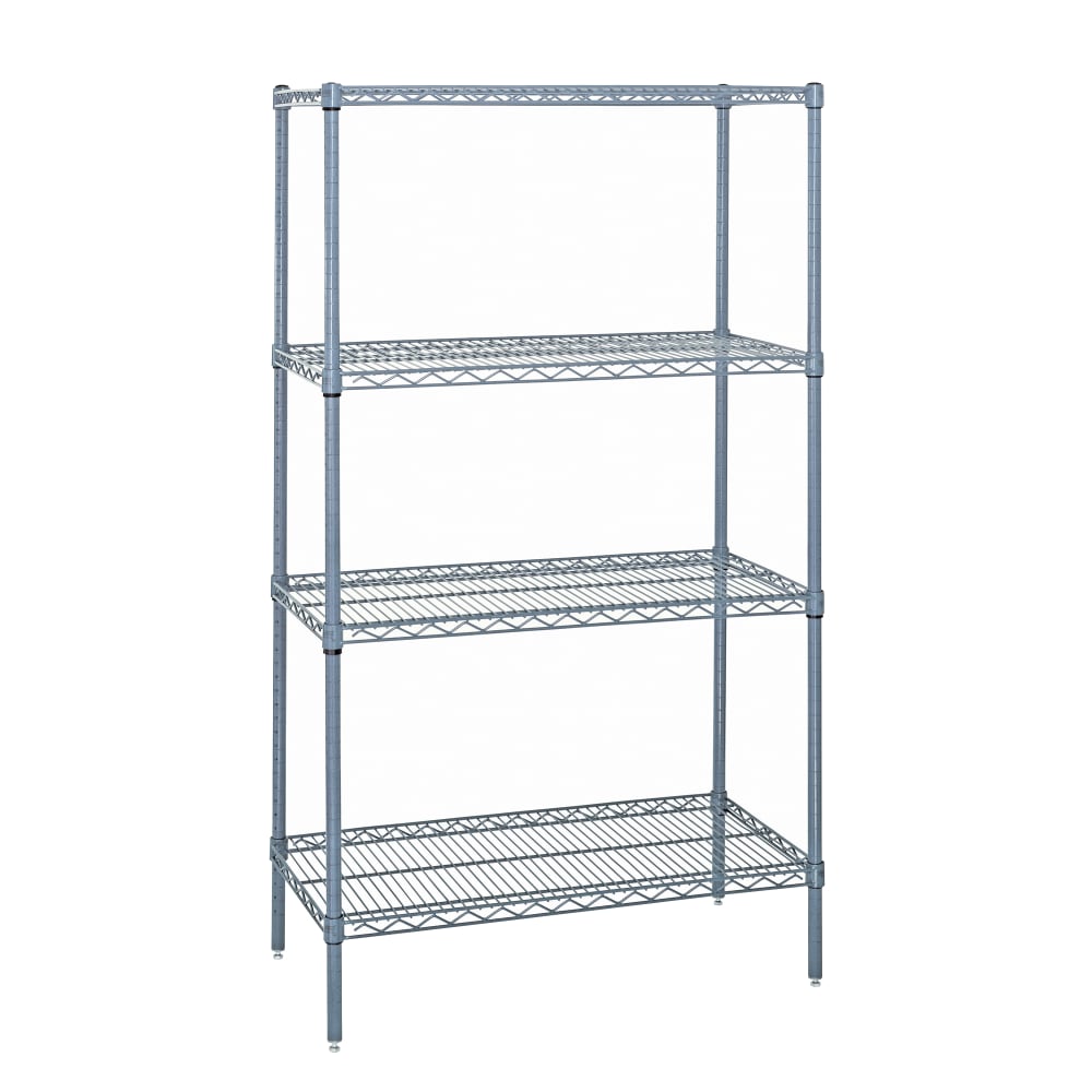 688-WR742136GY Epoxy Coated Wire Shelf Kit - 36"L x 21"W x 74"H
