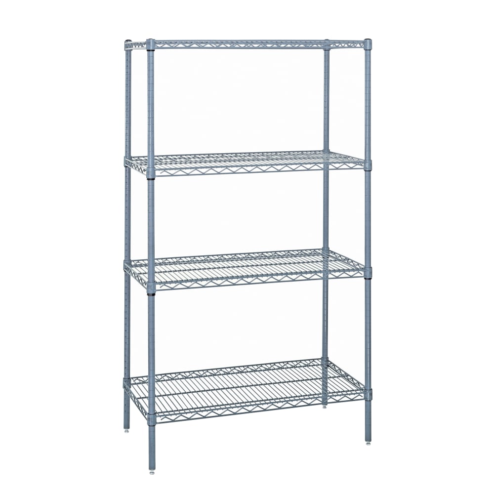 688-WR743636GY Epoxy Coated Wire Shelf Kit - 36"W x 36"D x 74"H