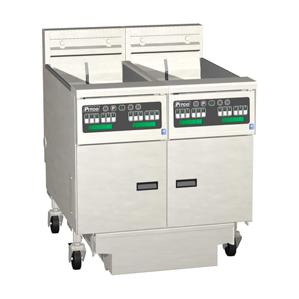 169-SE14RS2FD2203 Electric Fryer - (2) 50 lb Vats, Floor Model, 220v/3ph