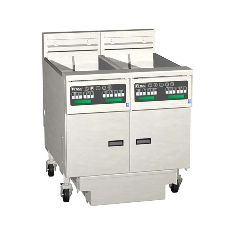 169-SE14S2FD2203 Electric Fryer - (2) 50 lb Vats, Floor Model, 220v/3ph