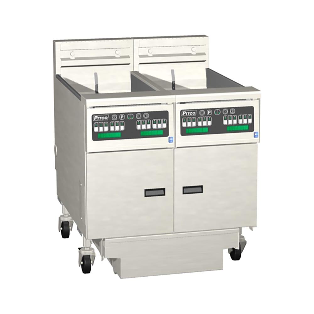 169-SE14RS2FD2083 Electric Fryer - (2) 50 lb Vats, Floor Model, 208v/3ph