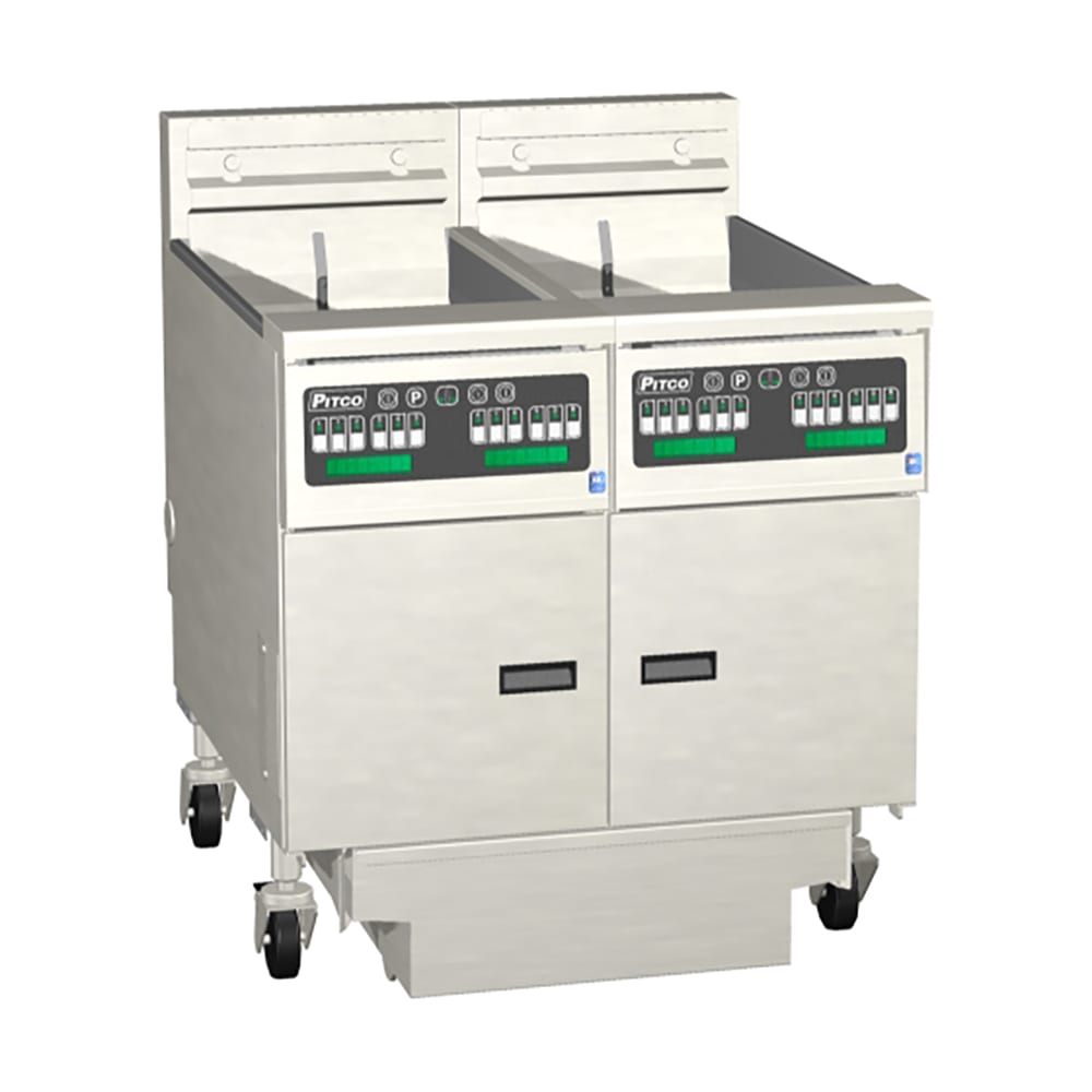 169-SE14T2403 Electric Fryer - (2) 25 lb Vats, Floor Model, 240v/3ph