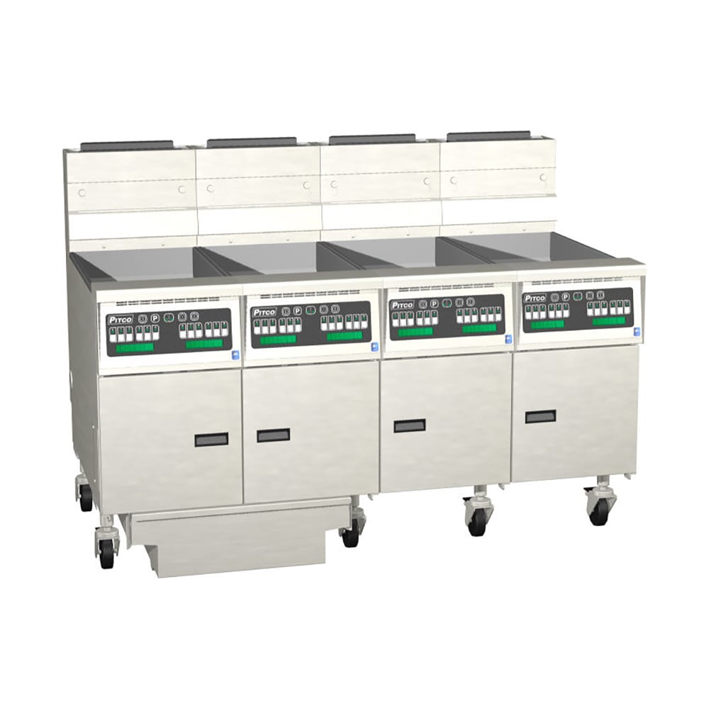 169-SG14RS4FDLP Gas Fryer - (4) 50 lb Vats, Floor Model, LP