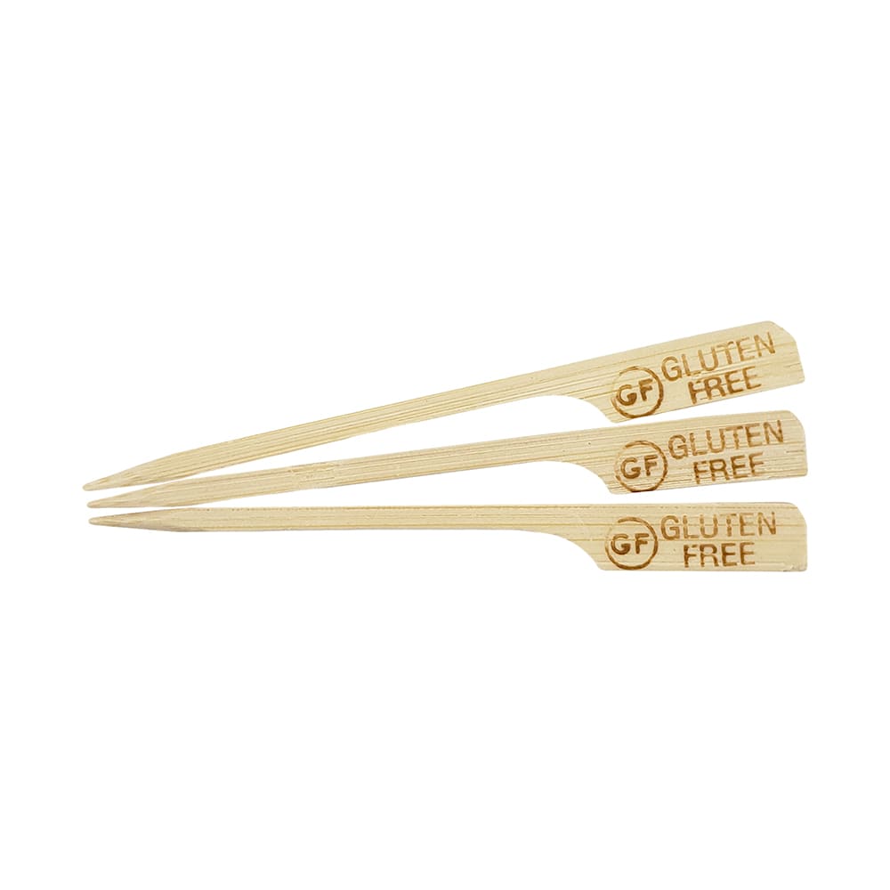 285-BGFM 3 1/2" Bamboo Gluten Free Paddle Pick