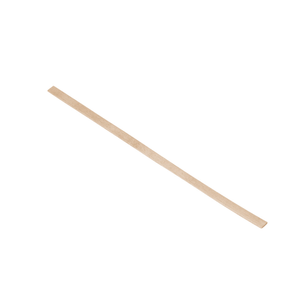 285-WCS100 5 1/2" Unwrapped Squared Coffee Stirrers, Wood