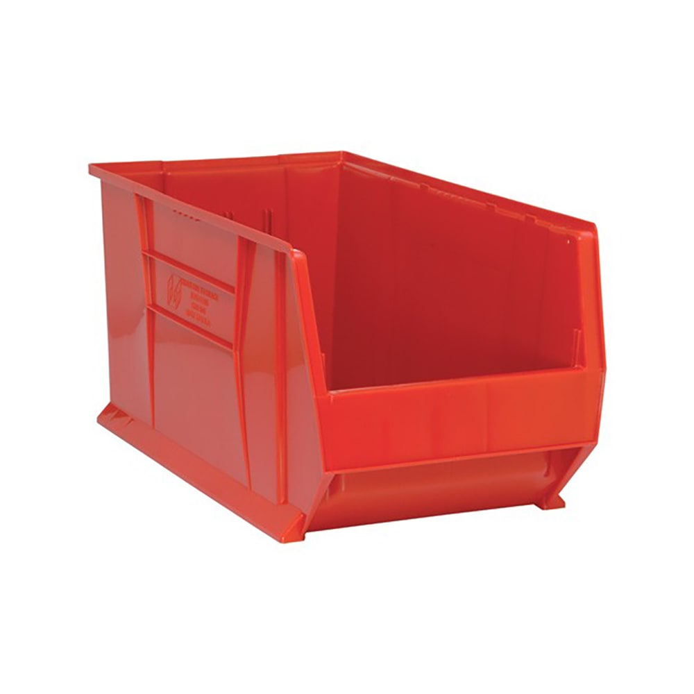 688-QUS976RD Hulk Stack Shelf Container - 29 7/8" x 16 1/2", Red