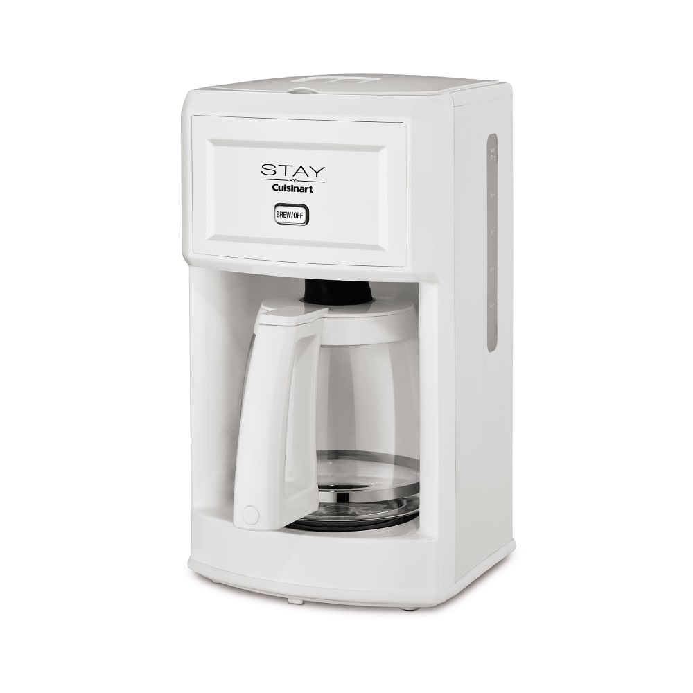 141-WCM280W 12 cup Pourover Coffeemaker w/ Glass Carafe - White, 120v