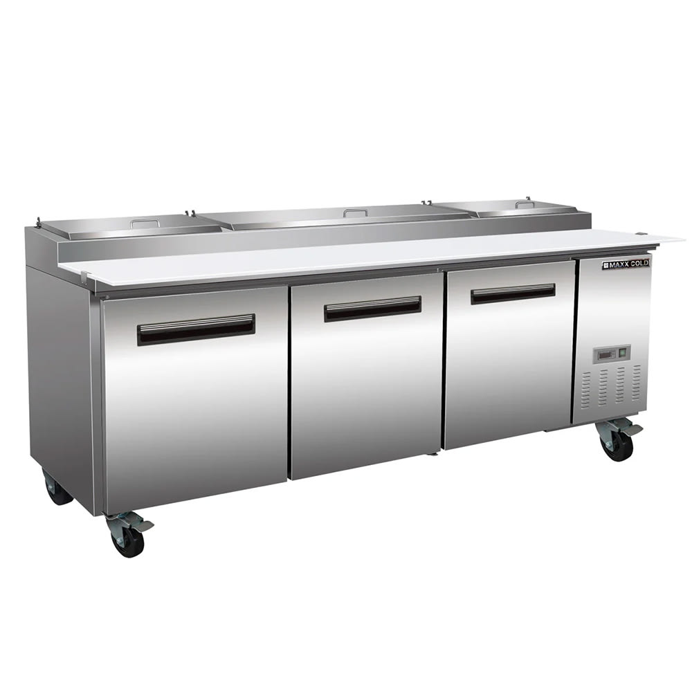 763-MXCPP92HC 94 1/5" X-Series Pizza Prep Table w/ Refrigerated Base, 120v