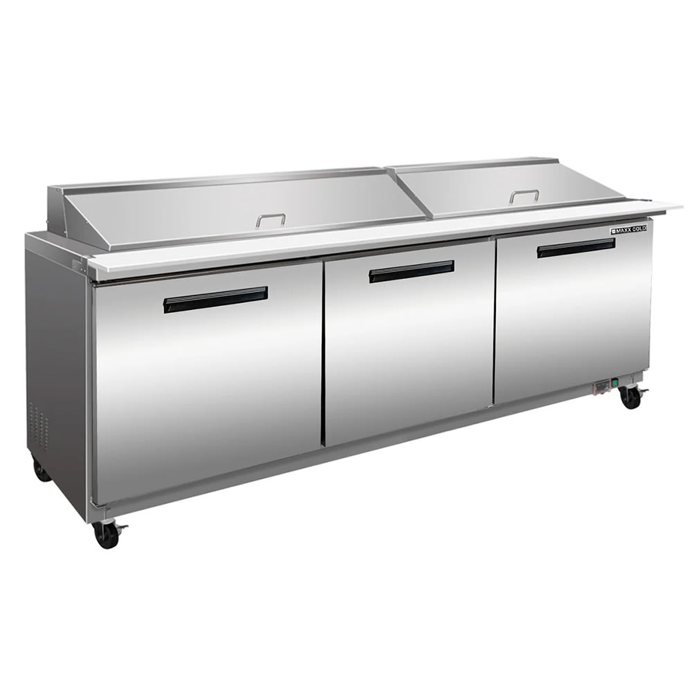 763-MXCR72MHC 71 7/10" X-Series Mega Top Sandwich/Salad Prep Table w/ Refrigerated Base, 120...