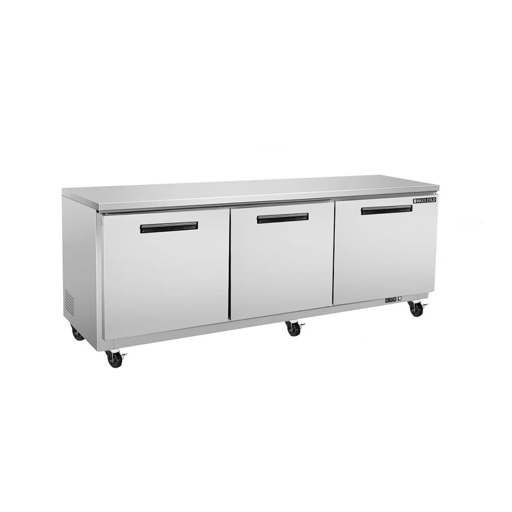 763-MXCR72UHC 71 1/2" X-Series Undercounter Refrigerator w/ (3) Sections & (3) Doors, 12...