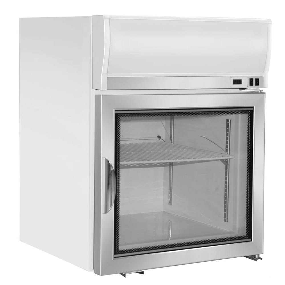 763-MXM125FHC 22 3/10" X-Series Countertop Freezer w/ Front Access - Swing Door, White, 120v