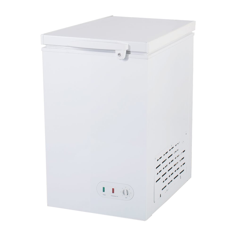 763-MXSH34SHC 22 4/5" Select Series Mobile Chest Freezer w/ (1) Basket - White, 120v