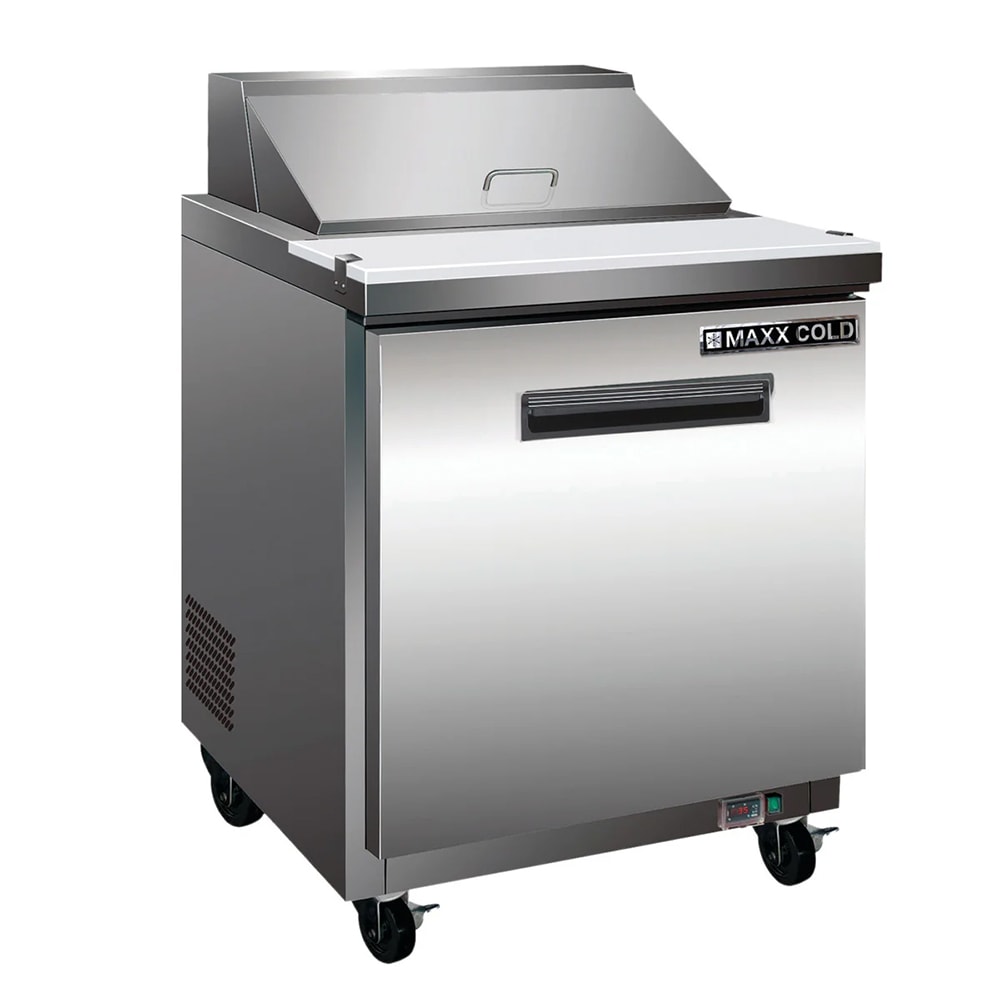 763-MXCR29MHC 28 9/10" X-Series Mega Top Sandwich/Salad Prep Table w/ Refrigerated Base, 120...