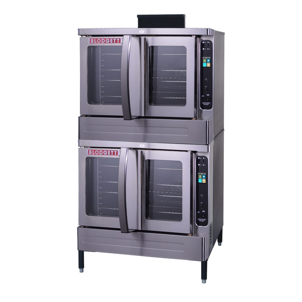 015-DFG100DOUBLENG Double Full Size Natural Gas Convection Oven - 55,000 BTU 