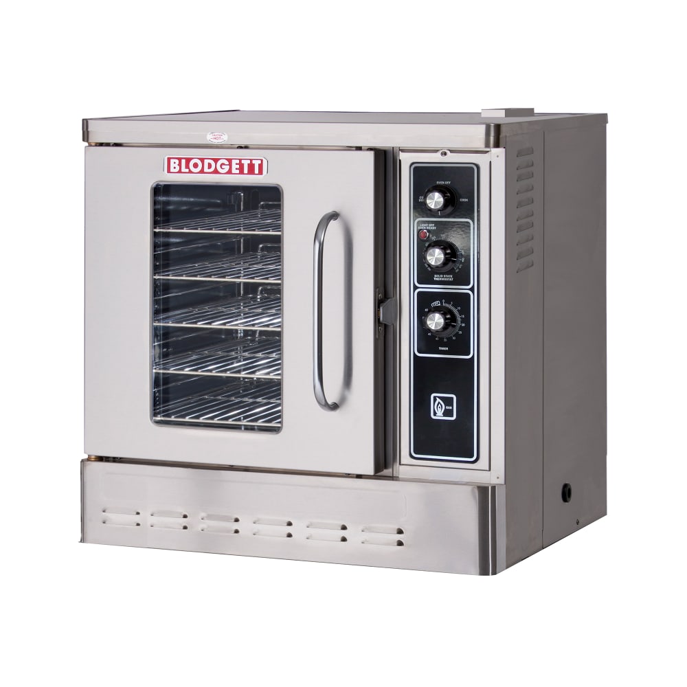 015-DFG50SINGLELP Single Half Size Liquid Propane Gas Convection Oven - 27,500 BTU