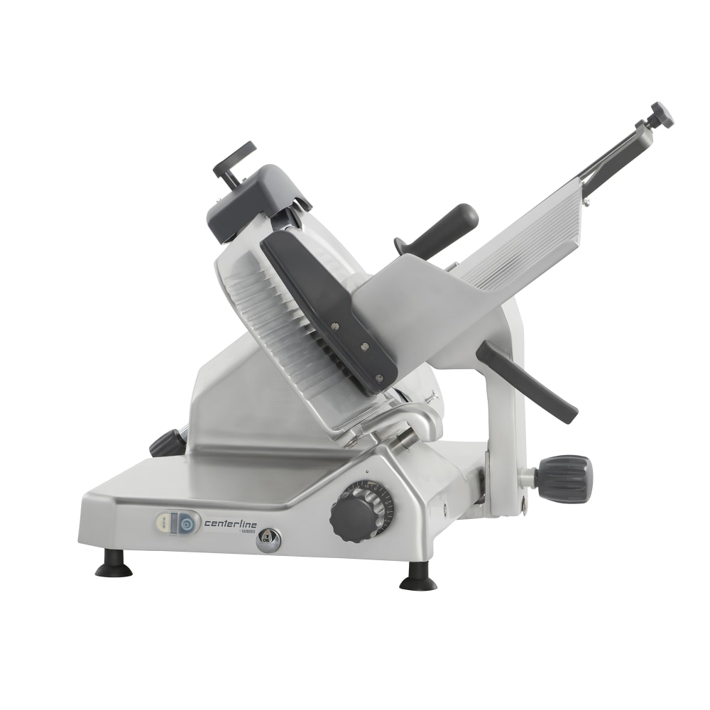 617-EDGE1411 Manual Meat & Cheese Slicer w/ 14" Blade - Belt Driven, 1/2 hp
