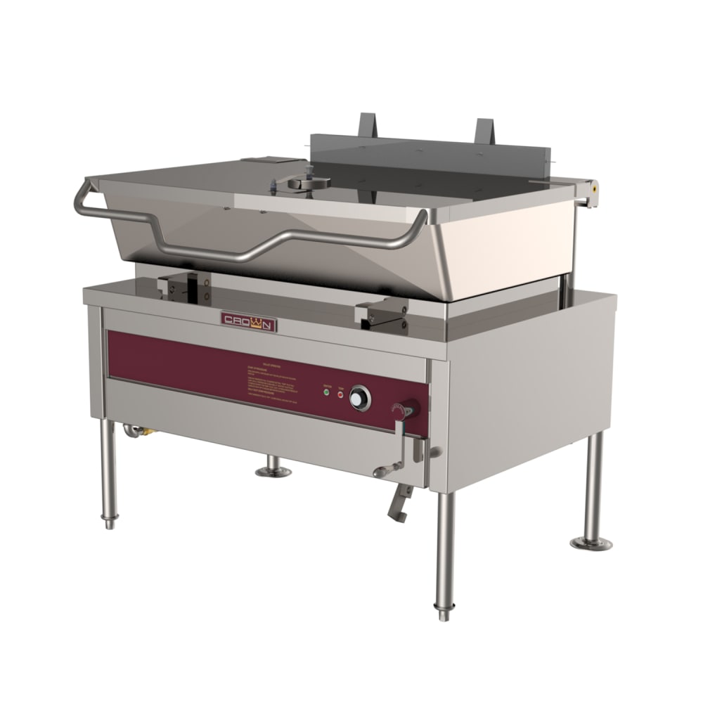 972-GS40LP 40 gal. Tilt Skillet - Open Base, Strainer, Measurement Marks, Liquid Propane 