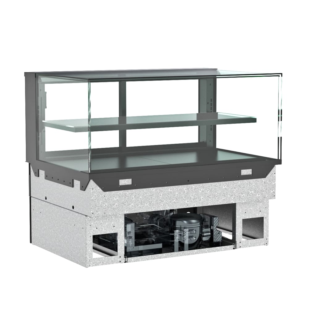 529-NE4820RSV 47 3/4" Reveal® Countertop Refrigerated Display Case - (2) Levels