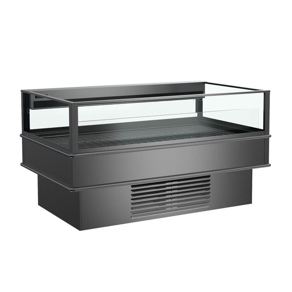 529-MI46RFBLK 75" Oasis® Horizontal Island Open Air Refrigerator/Freezer w/ (1) Level, 208-2...