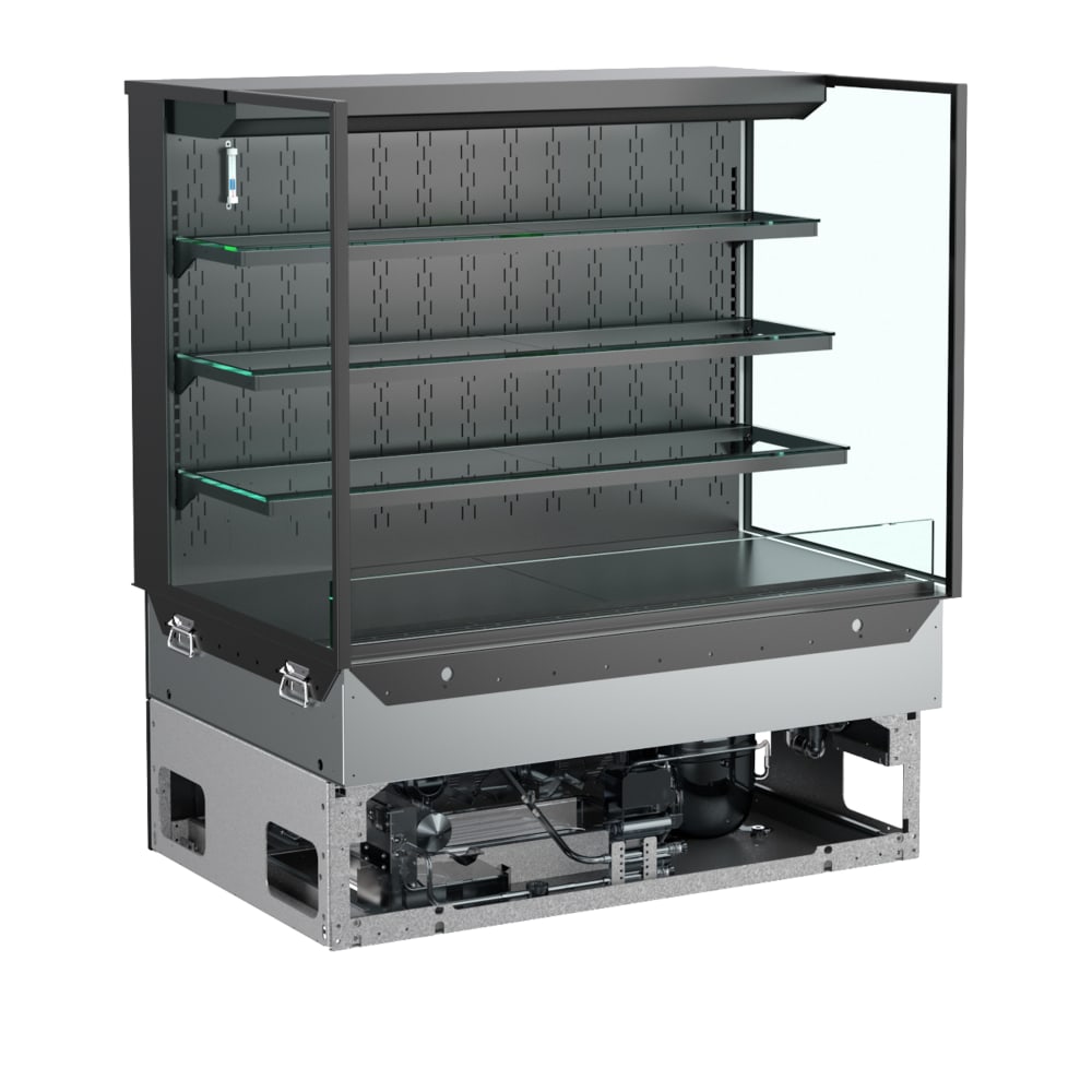 529-NE3635RSSV 35 3/4" Reveal® Drop-In Vertical Open Air Cooler w/ (4) Levels, 110-120v