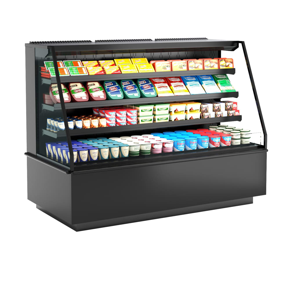 529-NM7255RSSA 71 3/4" Blend® Horizontal Open Air Cooler w/ (4) Levels, 208-240v