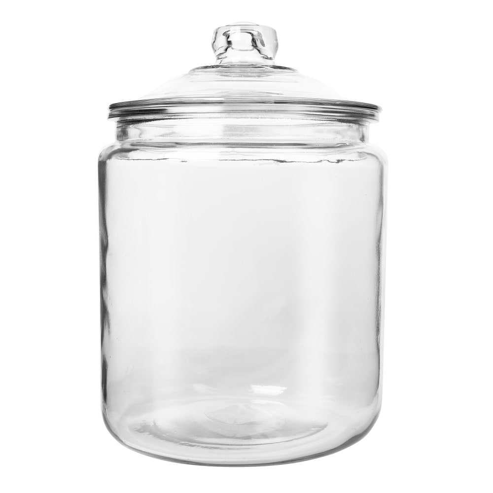 075-69372MN 256 oz Heritage Hill® Glass Jar - Glass Lid