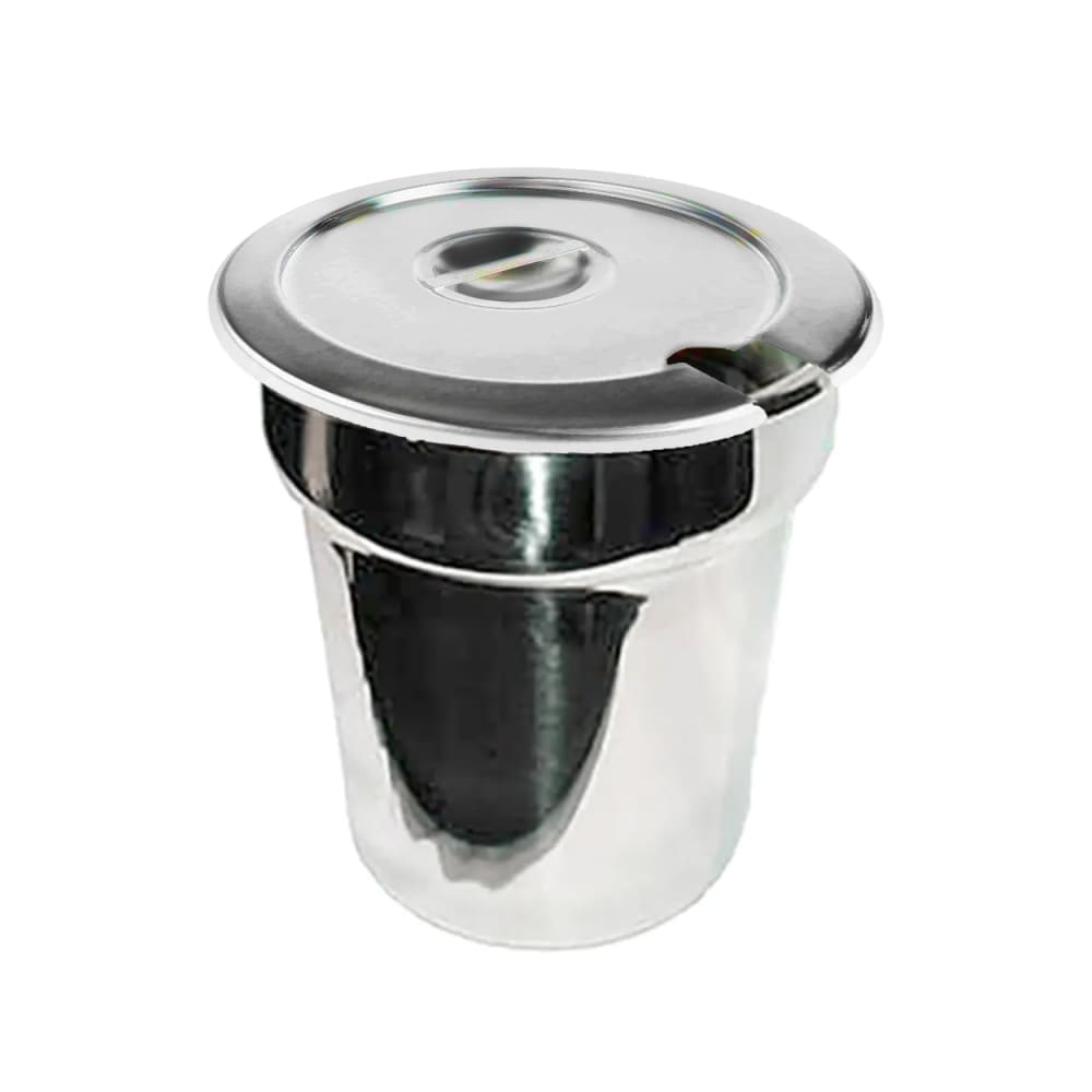 439-20587 7 qt Round Inset w/ Lid, Fits 8 1/2" Opening