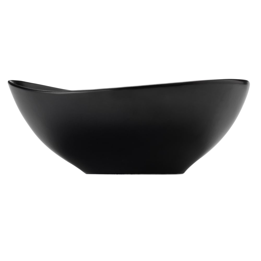 192-DRI6O 38 oz Organic Oval Driftstone Bowl - Porcelain, Onyx