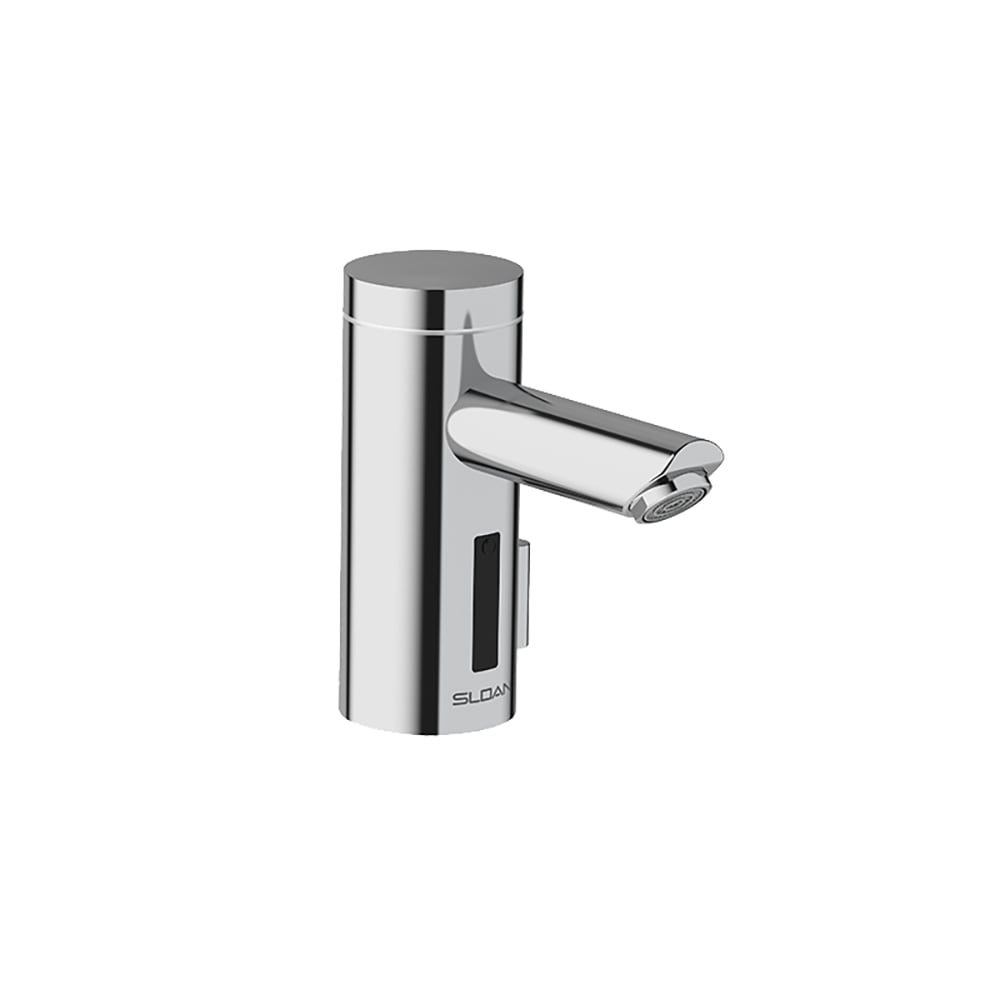 568-3335149 Optima® Deck Mount Electronic Faucet - Single Hole, Fixed Spout, Battery Operated, Gr...