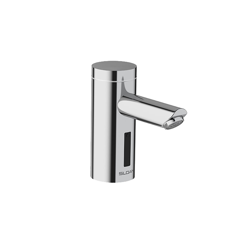 568-3335051 Optima® Deck Mount Electronic Faucet - Single Hole, Fixed Spout, Hardwired, Chrome