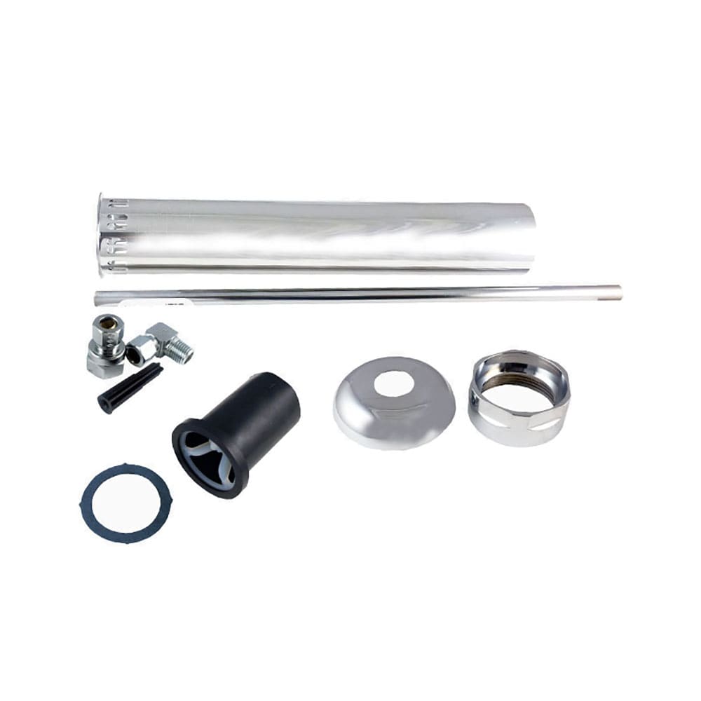 568-3396075 Vacuum Breaker w/ Fittings - 1 1/2" x 9", Chrome