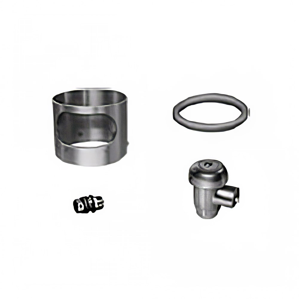 617-ACCESSGROUPA Disposer Accessories w/ Vinyl Scrapping Ring & Stainless Silver Saver Sleeve