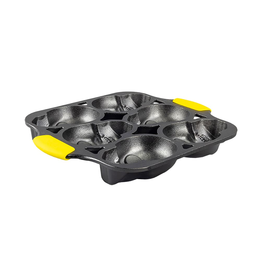 Lodge 6 Compartment Cast Iron Mini Cake Pan, Skull (BWSKULL)