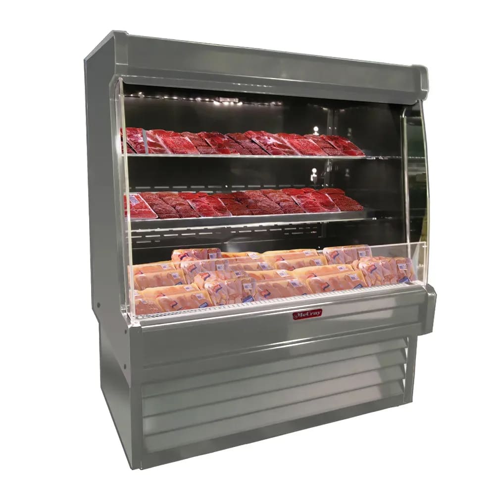 367-SCOM35E6LSLED 75" Vertical Open Air Cooler w/ (3) Levels, 115/208-230v