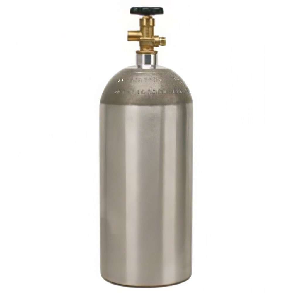711-430A10E 10 lb Capacity CO2 Cylinder - Aluminum