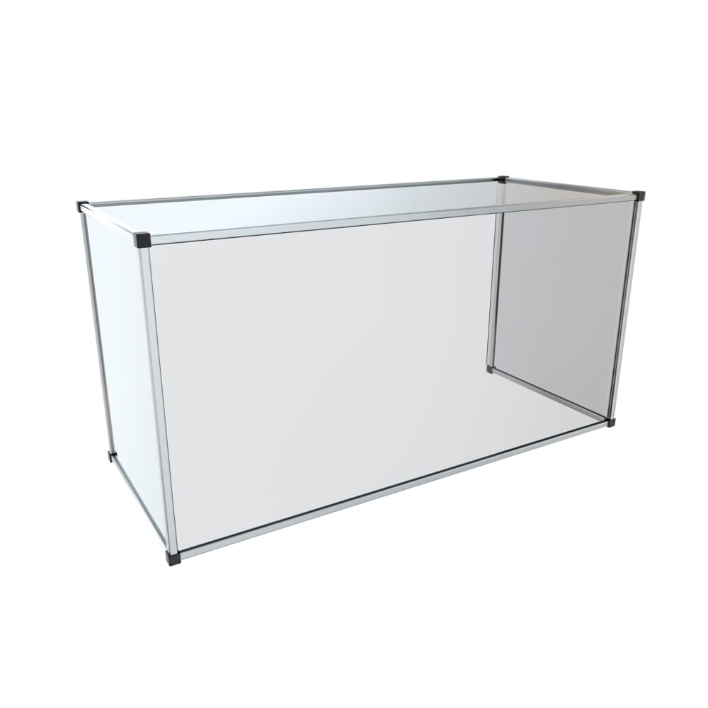 315-TSSG6030 Enclosed Sneeze Guard - 60"W x 18"D x 30"H, Acrylic w/ Stainless Stee...