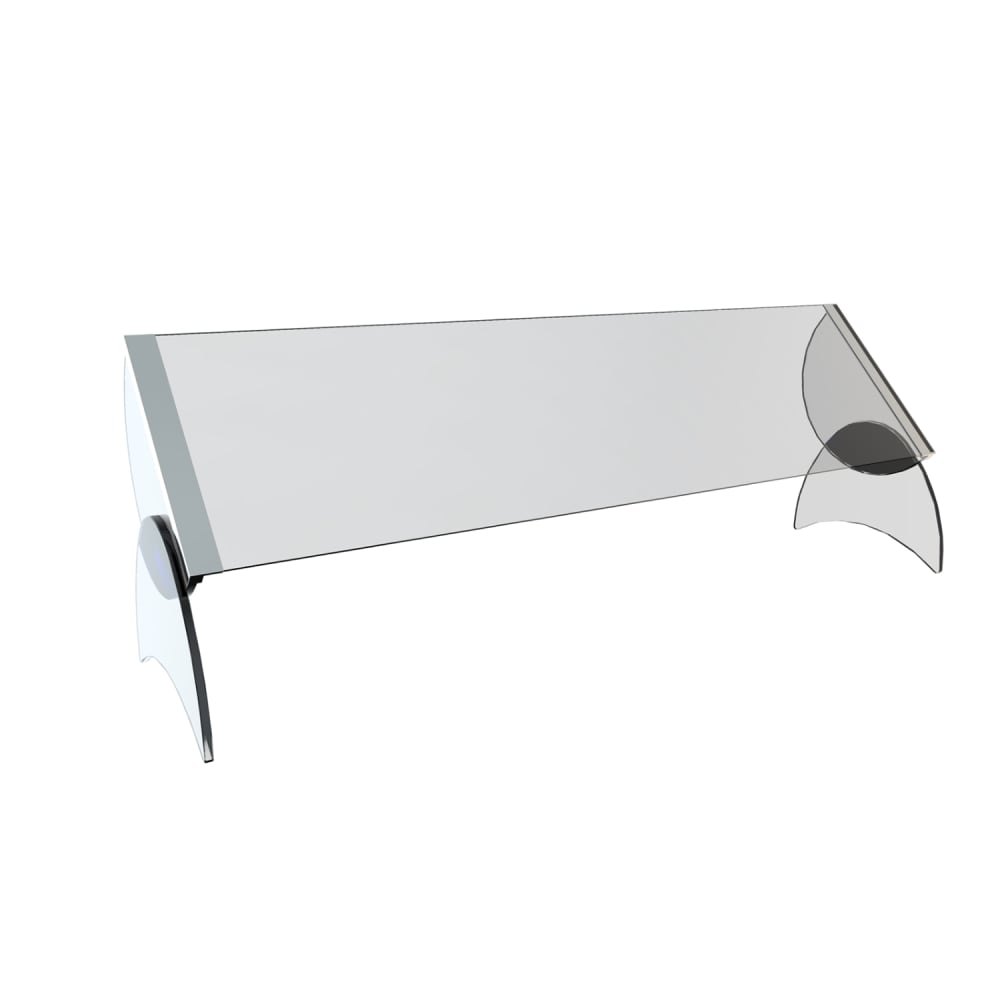 315-PSG48C Pivoting Sneeze Guard - 48"W x 18"D x 17 3/10"H, Acrylic, Clear