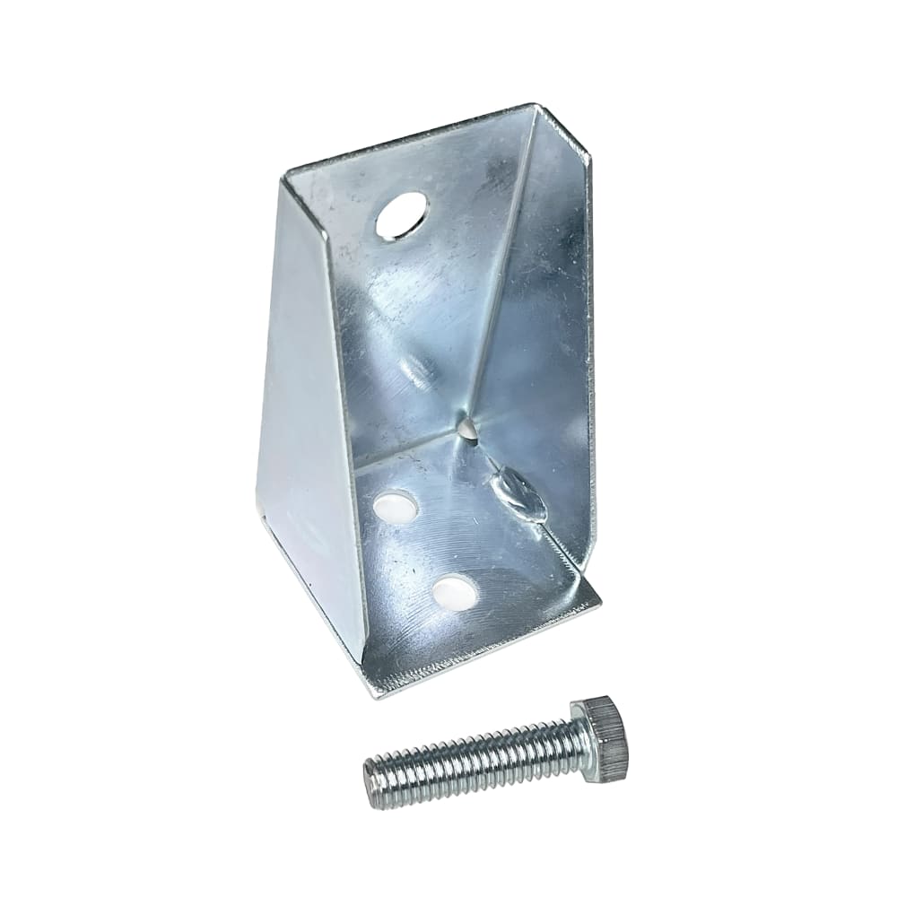 268-FWPBKTCH Top & Bottom Brackets for Wall Posts, Chrome