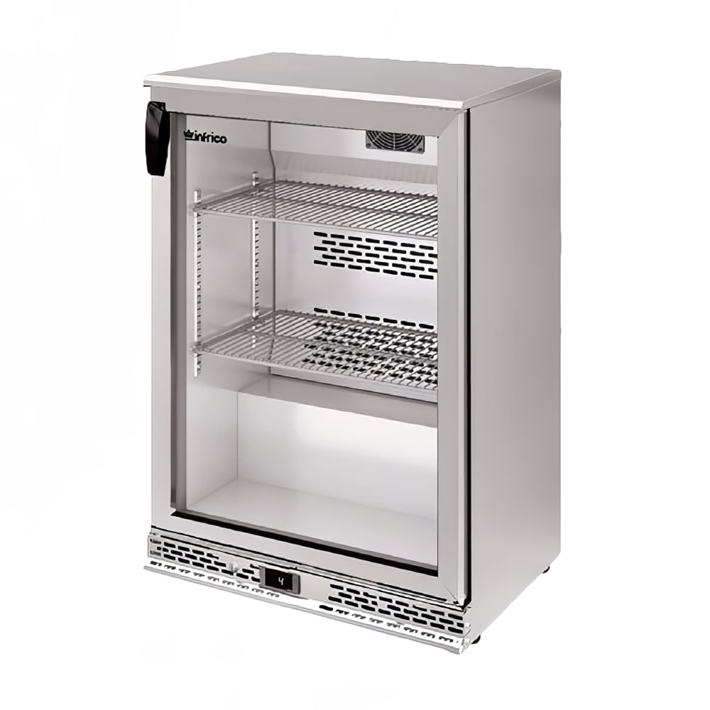 746-IMDERV15II 23 5/8" Bar Refrigerator - 1 Swinging Glass Door, Stainless, 115v