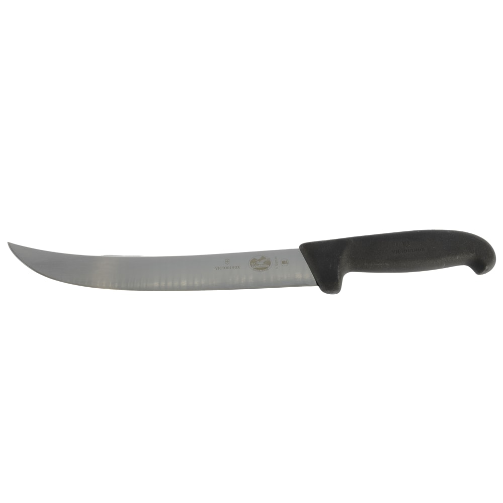 037-47538 Curved Breaking Knife w/ 10" Blade, Black Fibrox® Nylon Handle