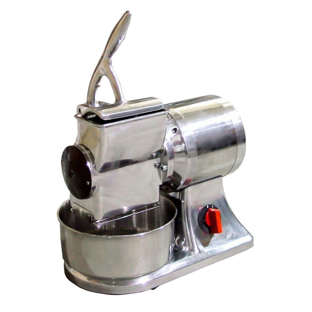 390-11403 Electric Cheese Grater - Ironed Steel Drum & Stainless Steel Body